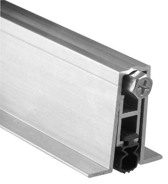 Pemko Aluminum Automatic Door Bottom, Mill Finish, PemkoPrene, 9/16”W x 36